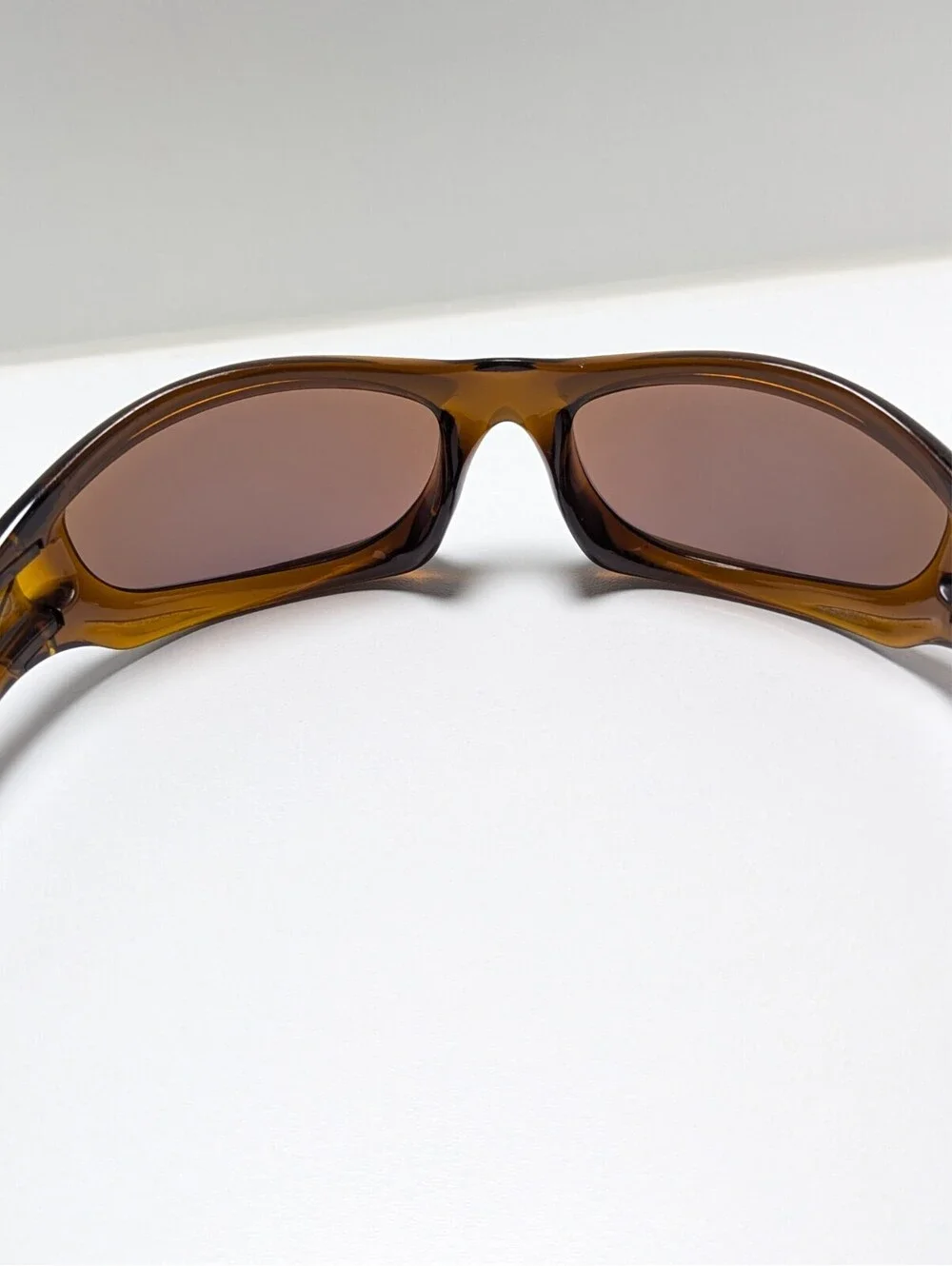 Oakley Monster Dog Gen 1 Gold Lenses UV Lens Brown Wrap Men’s Sport Sunglasses